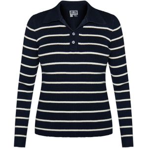 DreiMaster Maritim Trui  marine / wolwit