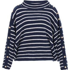 DreiMaster Maritim Trui  navy / wit