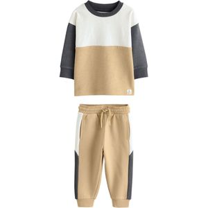 Next Joggingpak  beige / grijs / wit