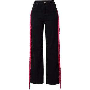 Nasty Gal Jeans  pink / zwart