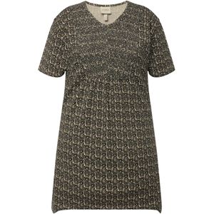 Ulla Popken Shirt  beige / groen