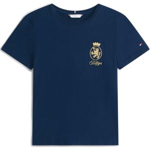 TOMMY HILFIGER Shirt  navy / goud / rood / wit
