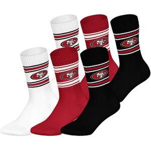Huddle Sokken 'San Francisco 49Ers'  rood / zwart / wit