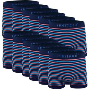 normani Boxershorts  blauw / rood