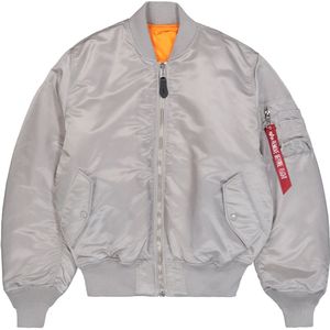 ALPHA INDUSTRIES Winterjas 'MA-1 Heritage'  oranje / rood / zilver