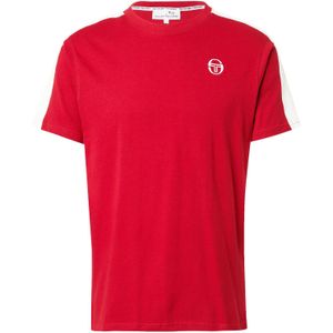 Sergio Tacchini Shirt 'CARLO'  rood / wit