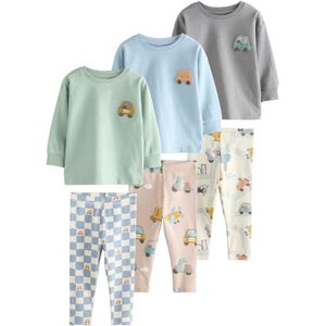 Next Nachtkledij  ecru / lichtblauw / grijs / mintgroen