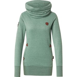 naketano Sweatshirt  karamel / groen gemêleerd