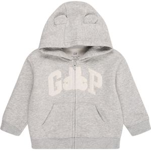 GAP Sweatvest  grijs gemêleerd / offwhite