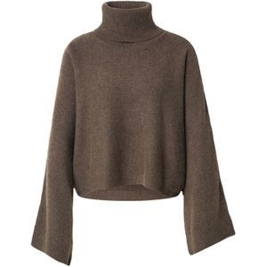 SELECTED Trui  donkerbruin