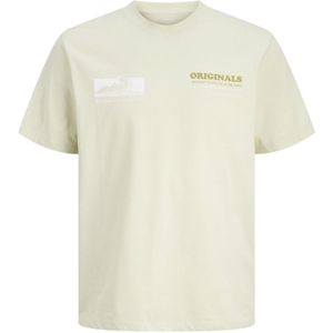 JACK & JONES Shirt  olijfgroen / pastelgroen / wit