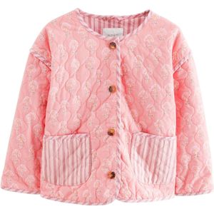 Next Tussenjas  zalm roze / lichtroze / wit