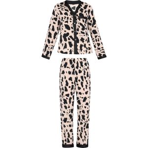 faina Pyjama  poederroze / zwart