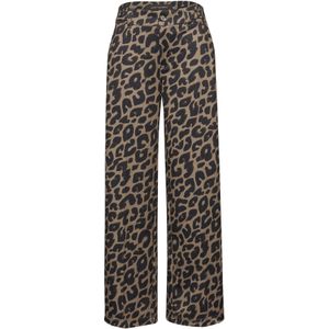 STREET ONE Broek  lichtbruin / donkerbruin / zwart