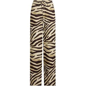 Lauren Ralph Lauren - Broek - Chamois/Zwart - Harembroek - Dierenprint