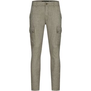 INDICODE JEANS Cargobroek 'Safi'  groen gemêleerd