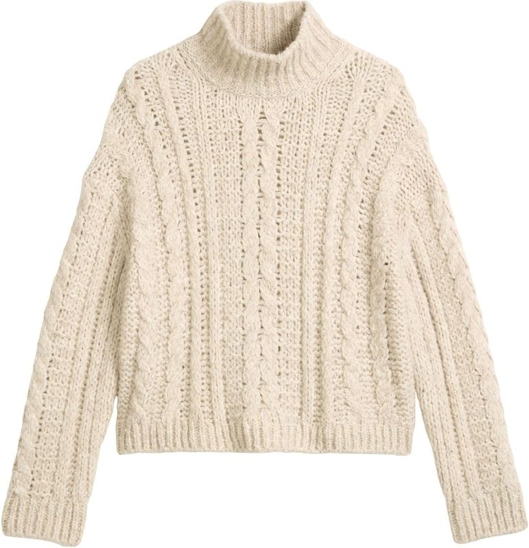 Marc O'Polo - Oversized Pullover - Effen - Mix van Alpaca en Katoen