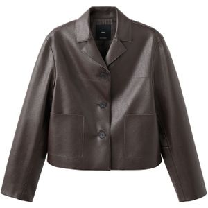 MANGO Tussenjas 'SABI'  donkerbruin