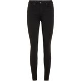 VERO MODA Mid Waist Skinny Jeans VMLUX Stay Black