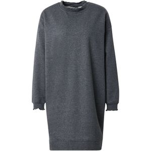 PIECES Jurk 'PCPATRICE'  donkergrijs / wit