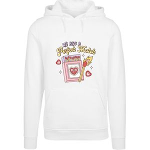 F4NT4STIC Sweatshirt 'We Are A Perfect Match Love'  geel / lavendel / rosa / wit