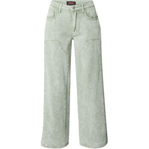 Misspap Jeans  pastelgroen