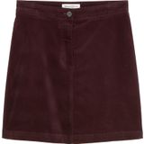 Marc O'Polo - Minirok - Donkerrood - Fluweel/Nicky Velours