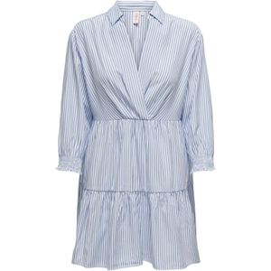 ONLY Jurk 'ASHA SARAH'  royal blue/koningsblauw / wit