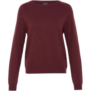 Oxmo Trui ' OXBMMNORA RAGLAN JUMPER '  bourgogne