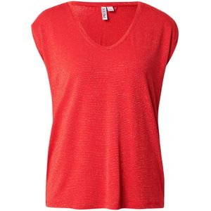 PIECES Shirt 'PCBillo'  goud / knalrood