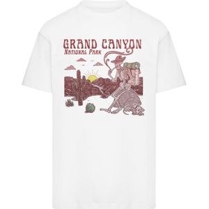 F4NT4STIC Shirt 'US National Parks Grand Canyon Sunrise'  lila / wit