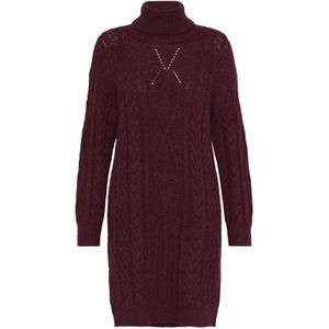Cream Gebreide jurk 'Skie'  bordeaux