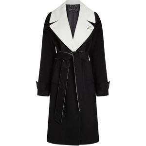 Karl Lagerfeld Tussenmantel  zwart / wit