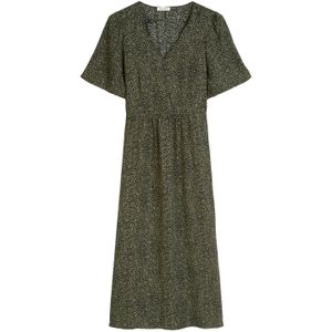 Marc O'Polo - Jurk - Groen / Zwart - 7/8 Lengte - Viscose