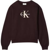Calvin Klein Jeans Sweatshirt  crème / bruin / wit