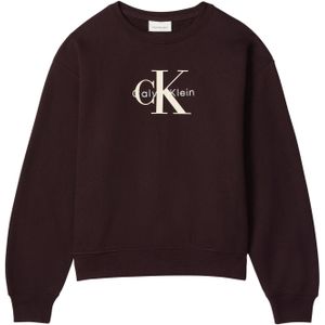 Calvin Klein Jeans Sweatshirt  crème / bruin / wit