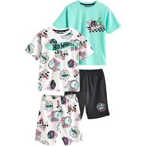 Next Nachtkledij  lichtblauw / zwart / wit