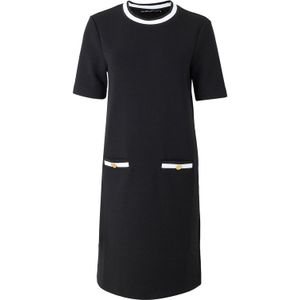 Karl Lagerfeld Jurk 'Essential'  zwart / wit