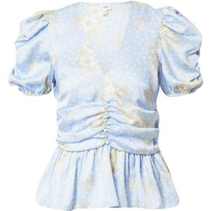 River Island Shirt  lichtblauw / lichtbruin / wit