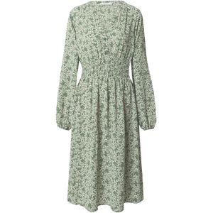 ABOUT YOU Jurk 'Cora'  groen / offwhite