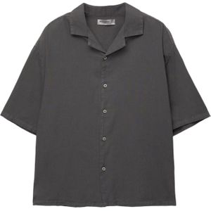 Pull&Bear Overhemd  donkergrijs
