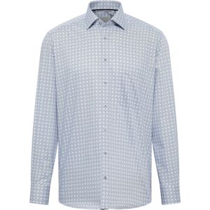 Eterna - Overhemd - Royalblauw - Comfort fit - NON IRON - Lange Mouwen
