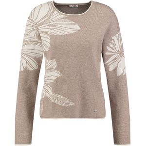 Key Largo Trui 'Scarlet'  brokaat / wit