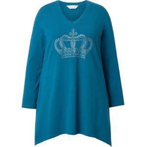 MIAMODA Shirt  petrol / donkergroen