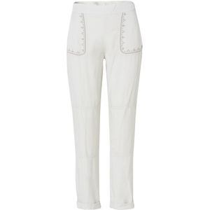 KOROSHI Broek  beige / lichtgrijs / zilver / offwhite