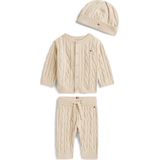 Tommy Hilfiger Cadeaubox - Broek/Cardigan/Muts - Gebreid - Kabel - Tommy Hilfiger - 62 - Cardigan