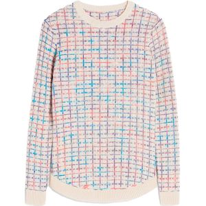 KOROSHI Trui  blauw / pink / offwhite