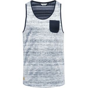 !Solid Shirt 'Imbre'  beige / blauw / wit