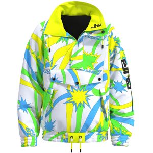 elho Outdoorjas 'Klosters 89'  blauw / geel / groen / wit