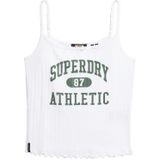 Superdry - Spaghetti Top - Groen - Jersey - Mouwloos